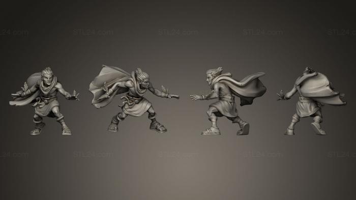 Статуэтки герои, монстры и демоны (Лютоволк, STKM_0177) 3D модель для ЧПУ станка